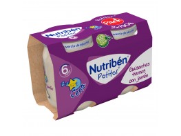 Imagen del producto Nutriben bipack cena guisantes con jamon 190g