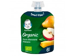 Imagen del producto Gerber Bolsita Pera Manzana Plátano Puré de Fruta 90 g Nestlé