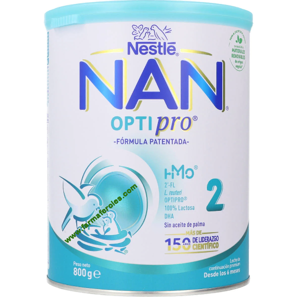 Nestle Nan Optipro 2 leche de continuación 800g