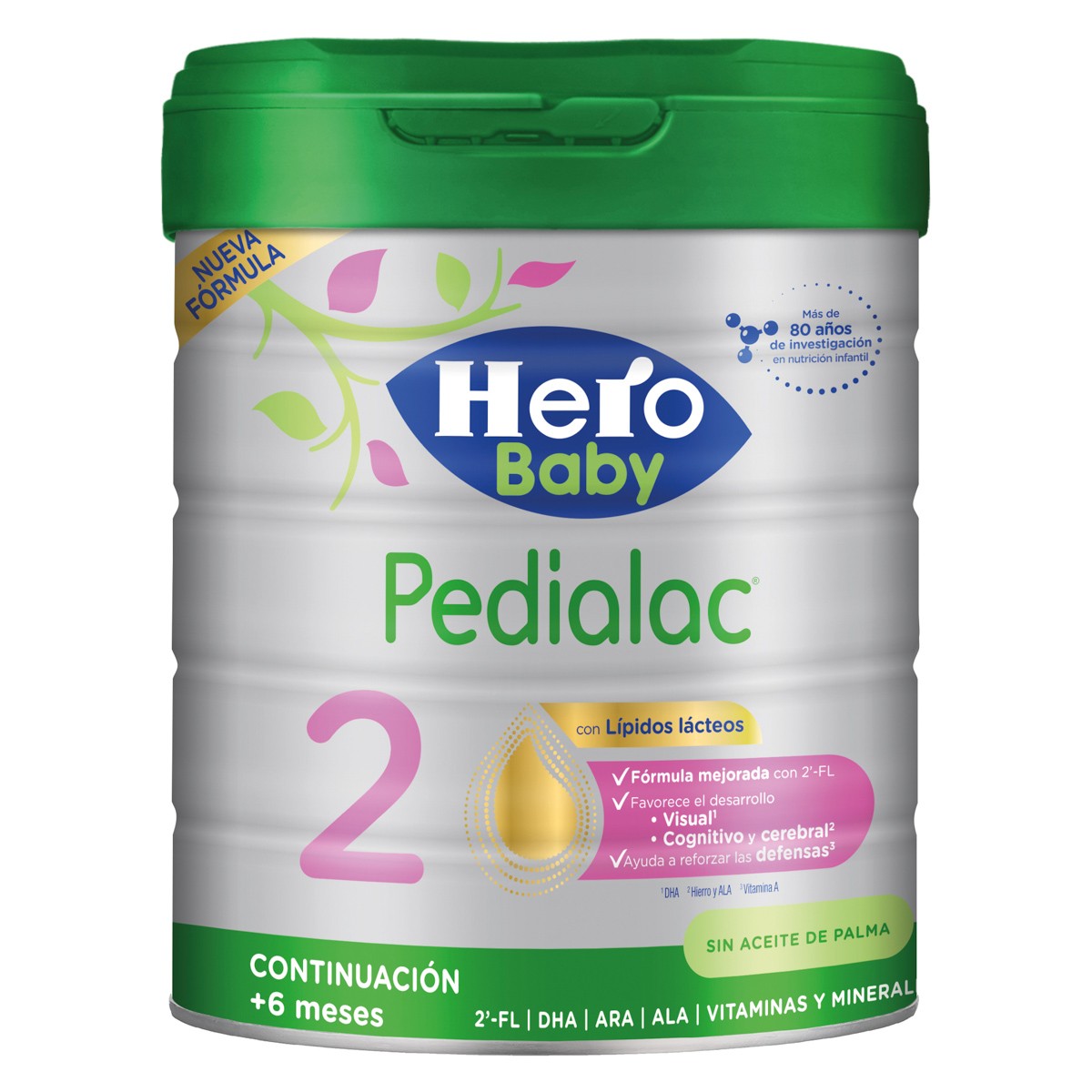Hero Baby Pedialac 2 leche de continuación 800g