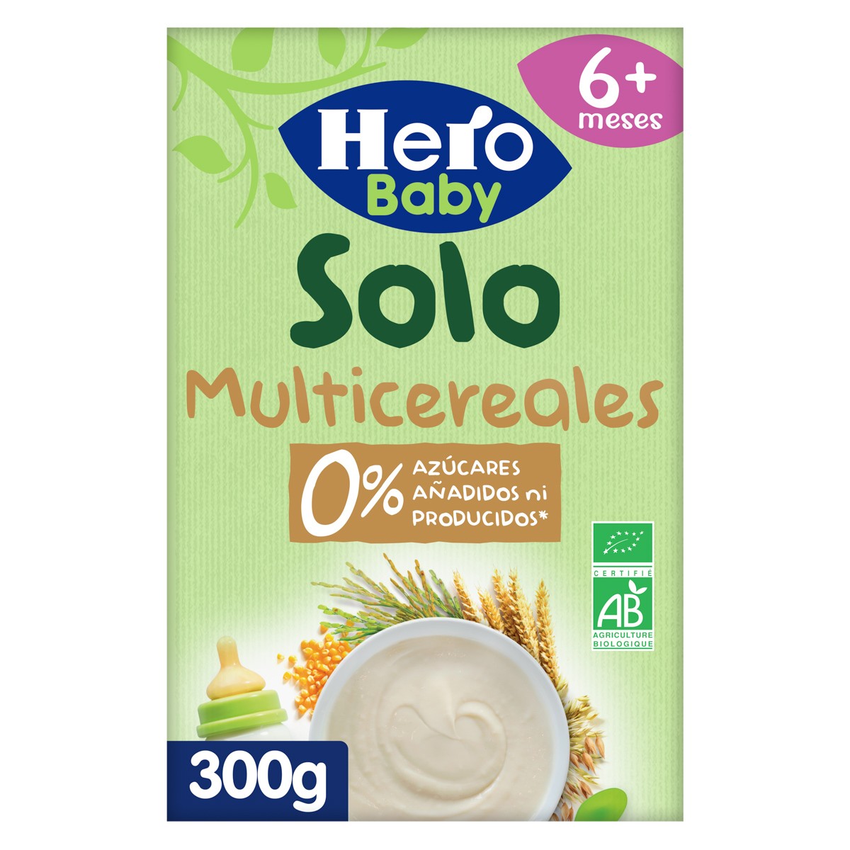 Hero Baby Solo ecológico multicereales 300g