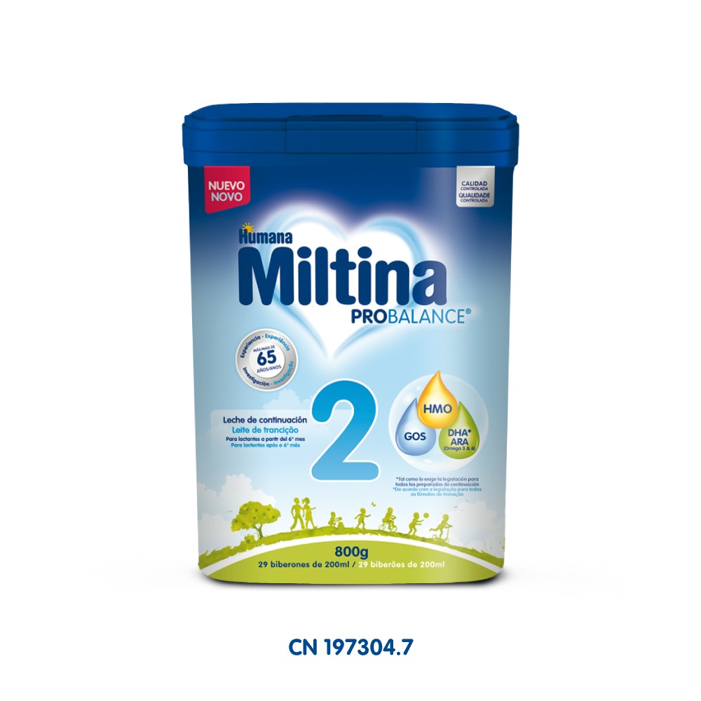 Humana Miltina 2 pro balance con Hmo 800gr