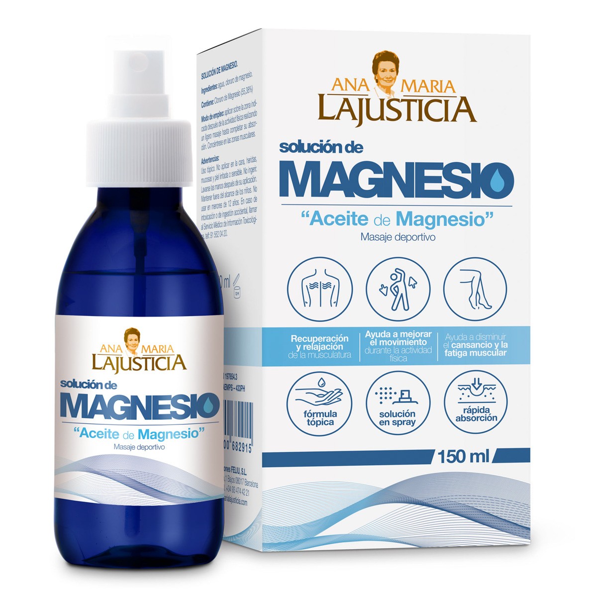 Ana maria Lajusticia aceite de magnesio 150ml